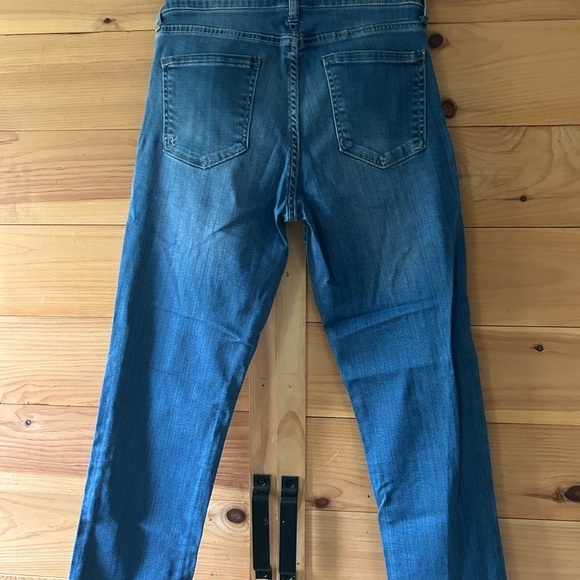 Kut from the Kloth Jessica High Rise Straight Leg Indigo Denim Pants Size 6 - Picture 2 of 6